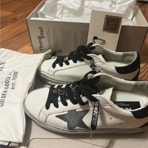 Golden Goose Hi Star Metallic Heel